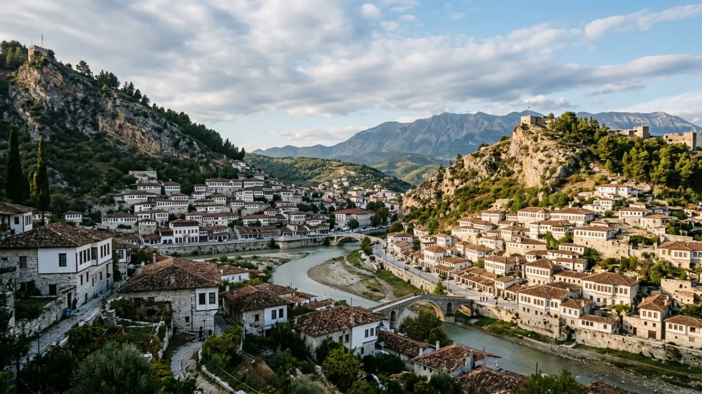 Berat, Albania travel banner