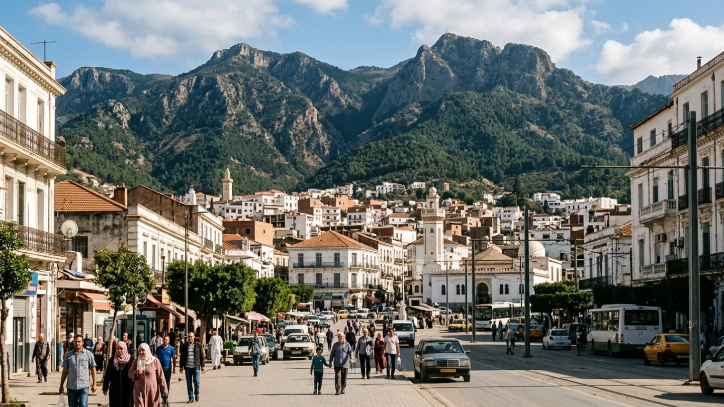 Blida, Algeria travel banner