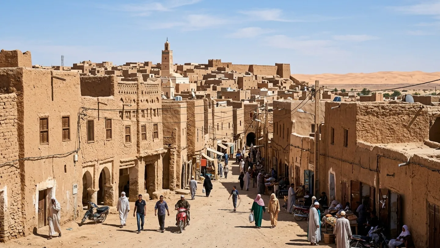 Ouargla, Algeria travel banner