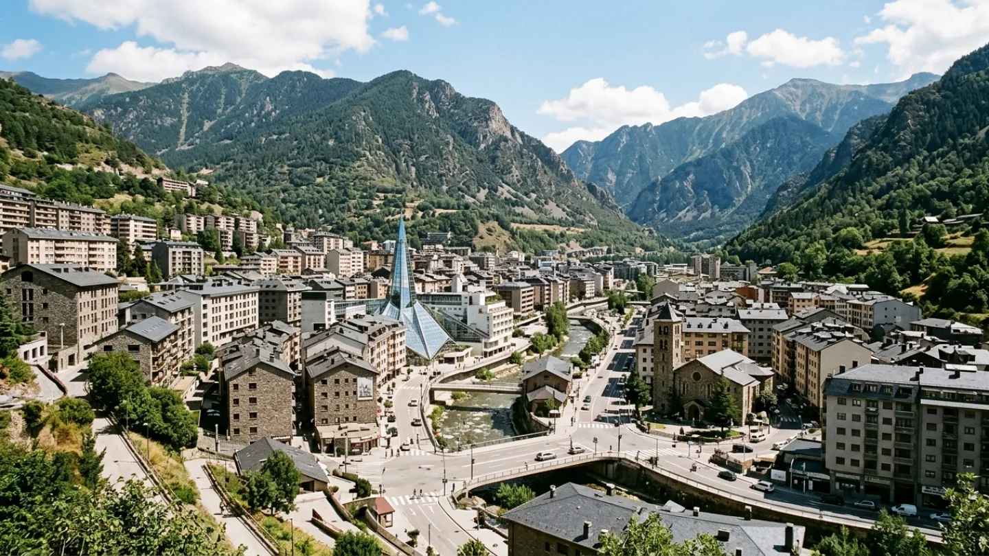 Andorra la Vella, Andorra travel banner