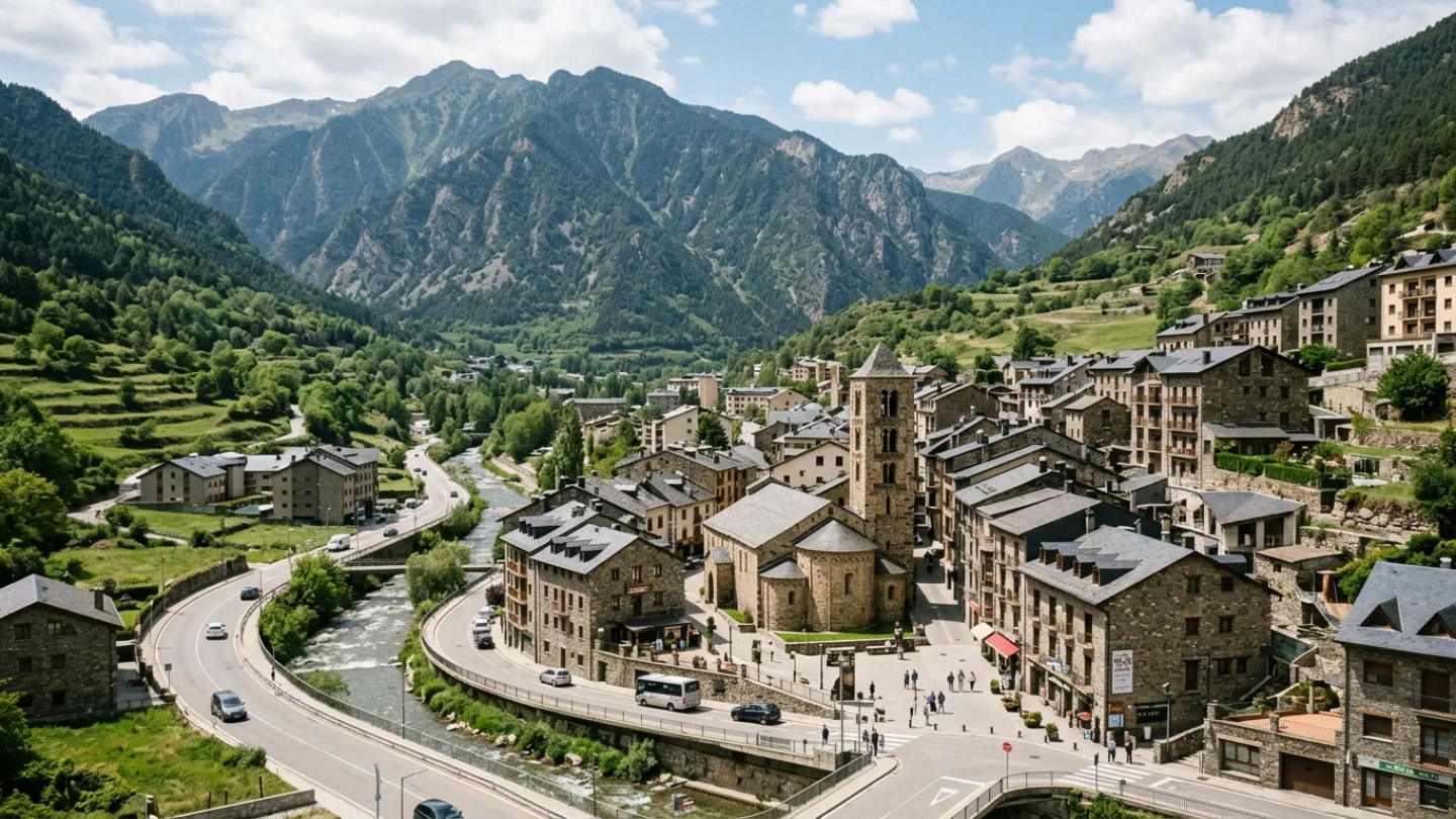 Sant Julià de Lòria, Andorra travel banner