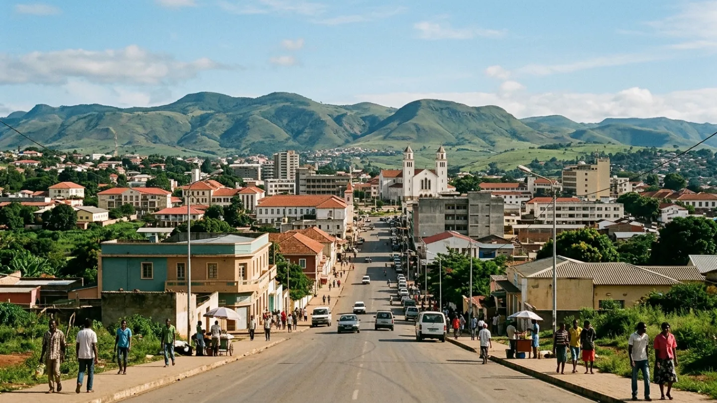 Huambo, Angola travel banner
