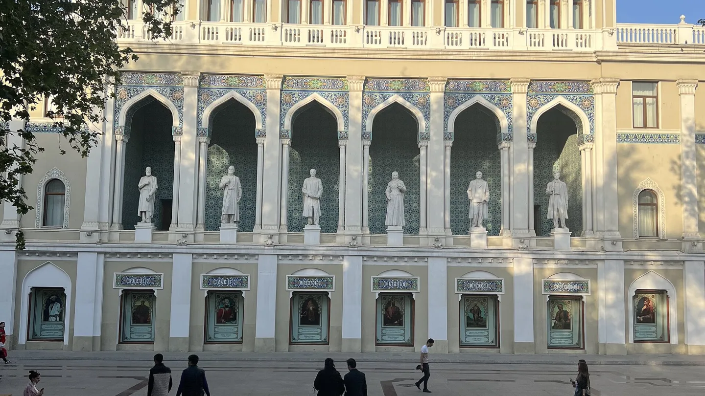 Baku, Azerbaijan travel banner