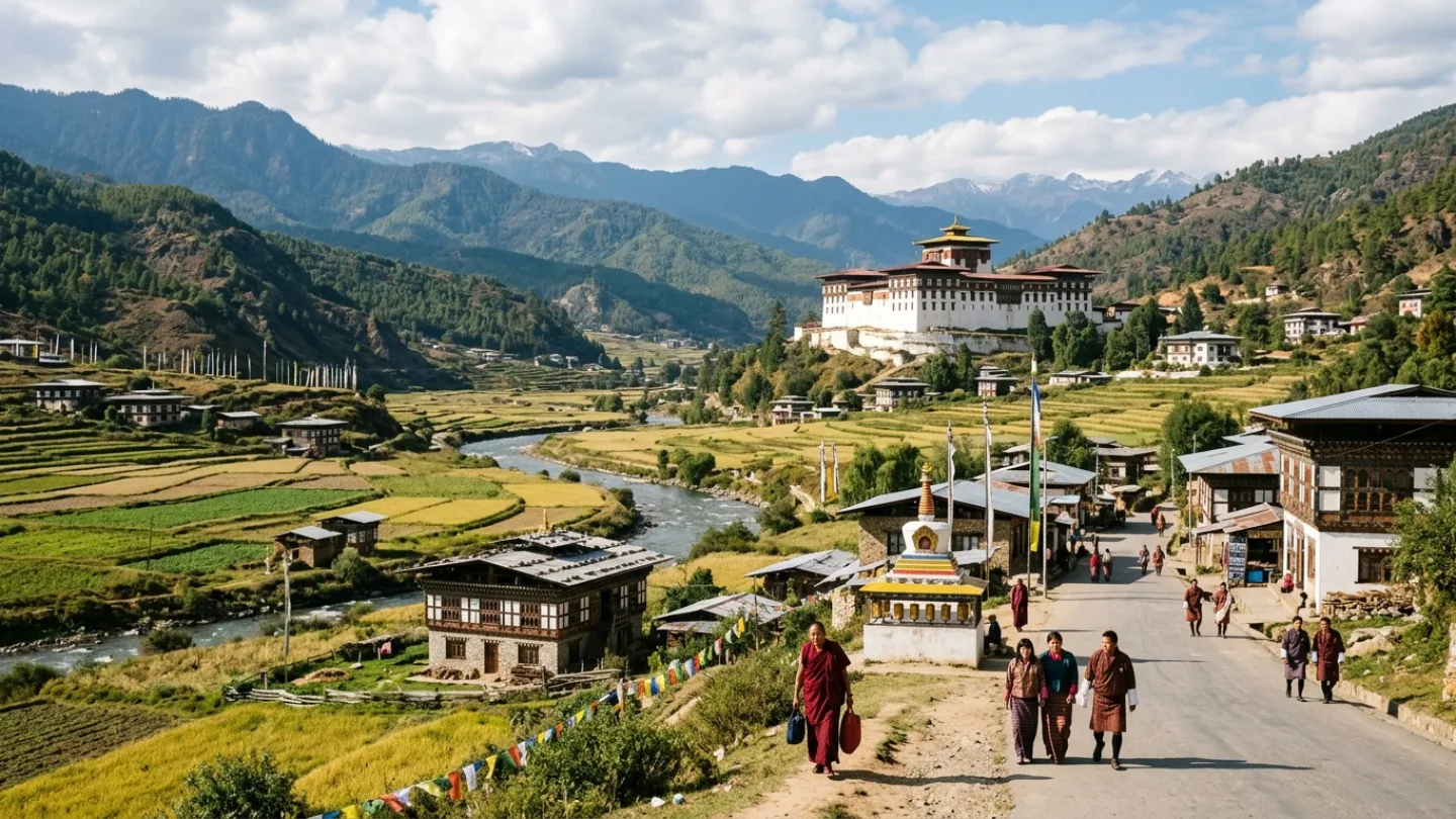 Bumthang, Bhutan travel banner