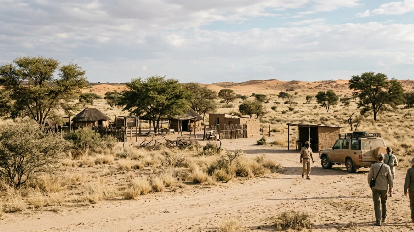 Kgalagadi, Botswana travel banner