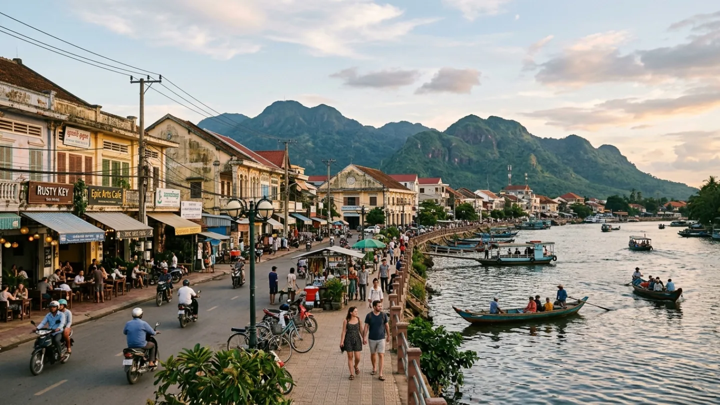 Kampot, Cambodia travel banner