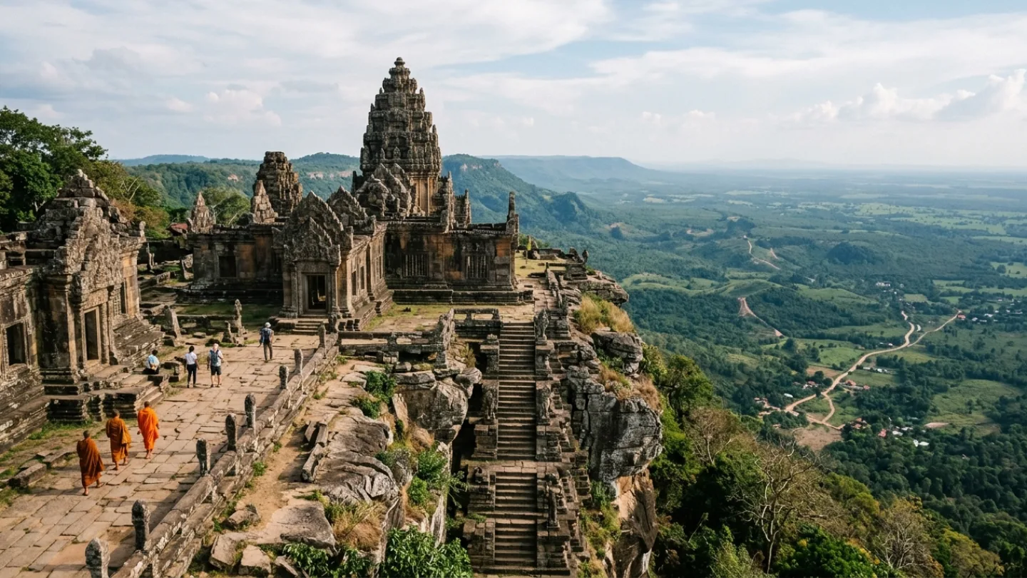 Preah Vihear, Cambodia travel banner
