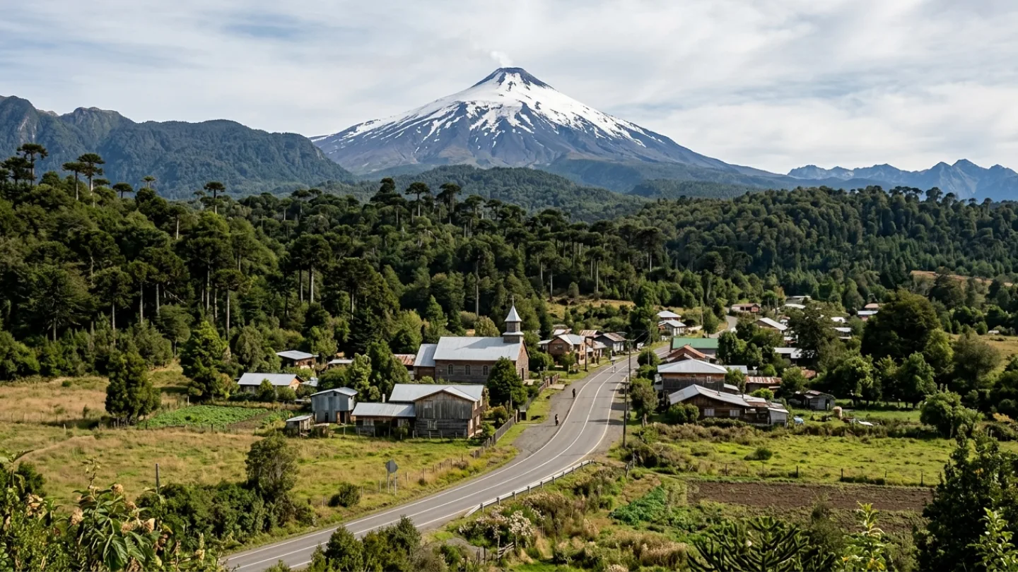 La Araucanía, Chile travel banner