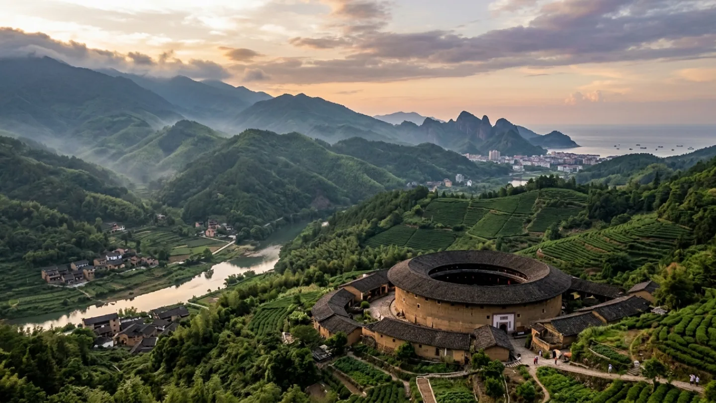 Fujian, China travel banner