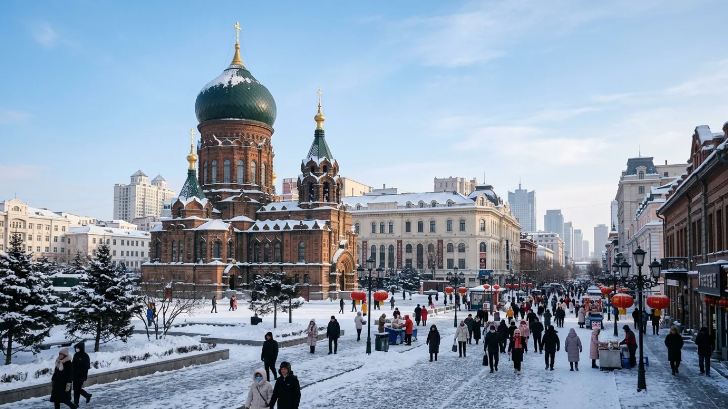 Heilongjiang, China travel banner