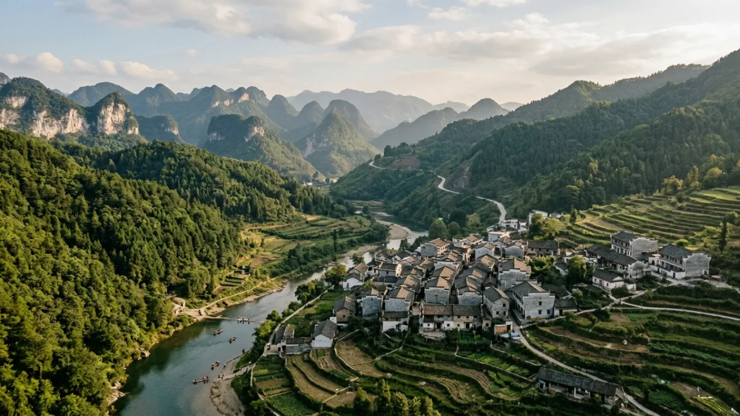 Hubei, China travel banner