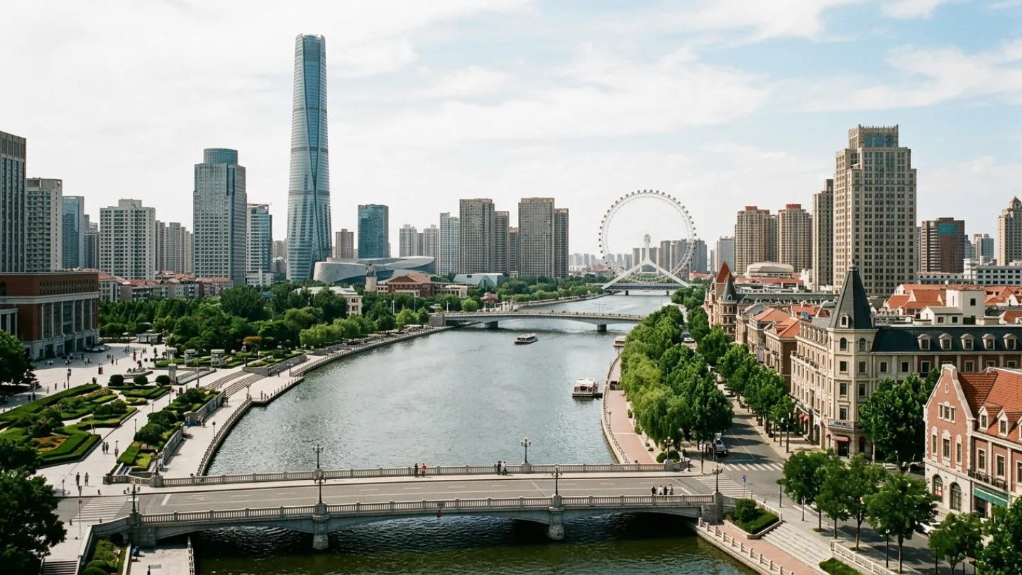 Tianjin, China travel banner