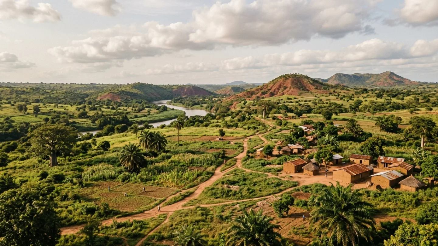 Vallée du Bandama, Côte d'Ivoire travel banner