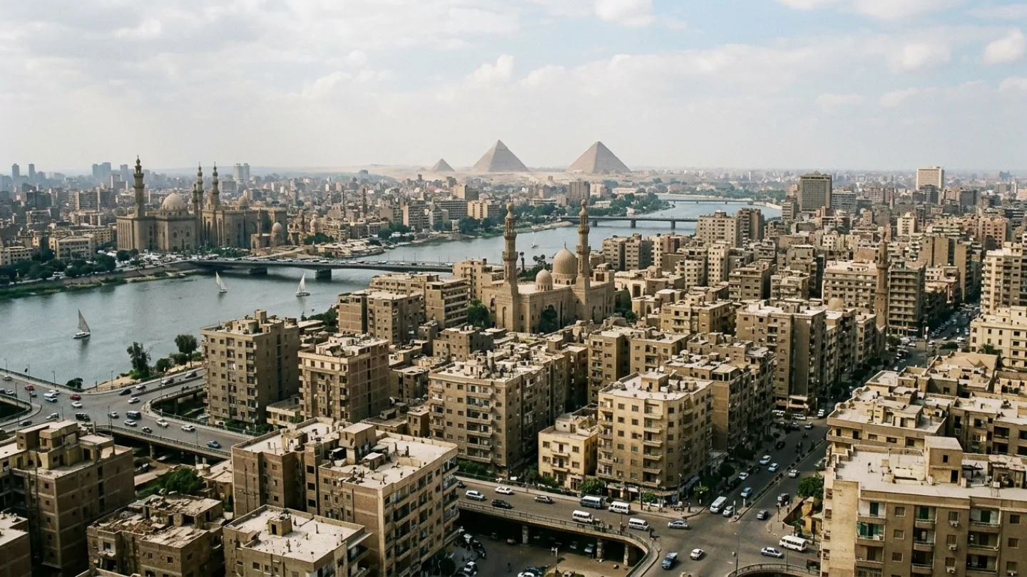 Cairo, Egypt travel banner