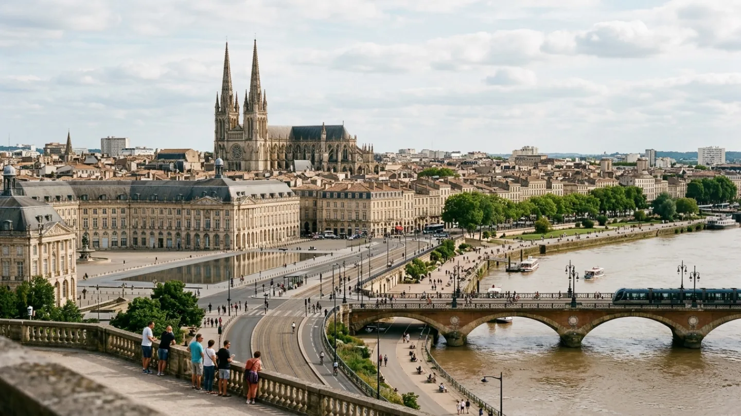 Nouvelle-Aquitaine, France travel banner