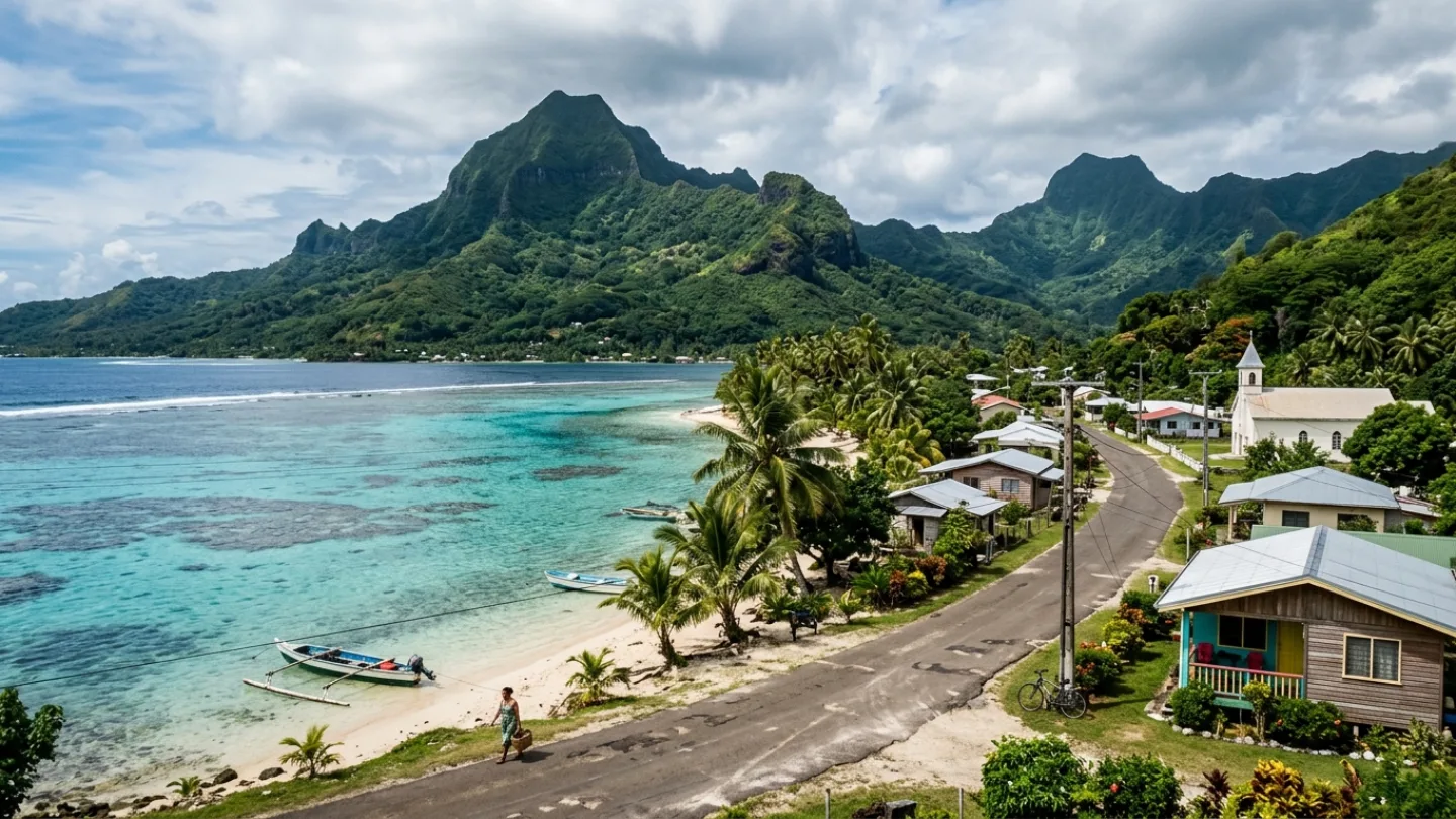 Austral Islands, French Polynesia travel banner