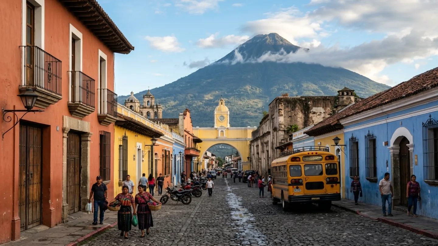 Sacatepéquez, Guatemala travel banner