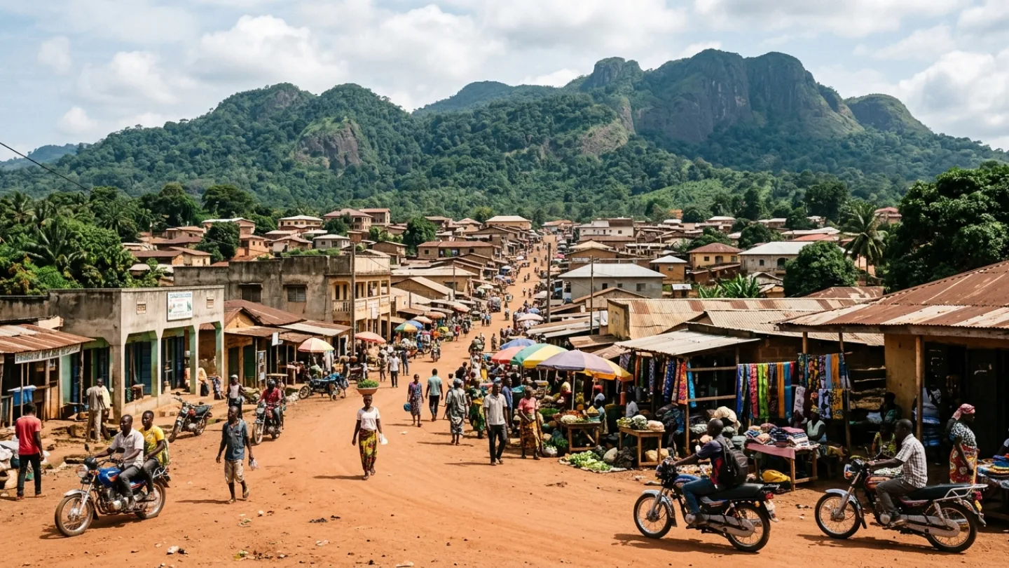 Nzérékoré, Guinea travel banner