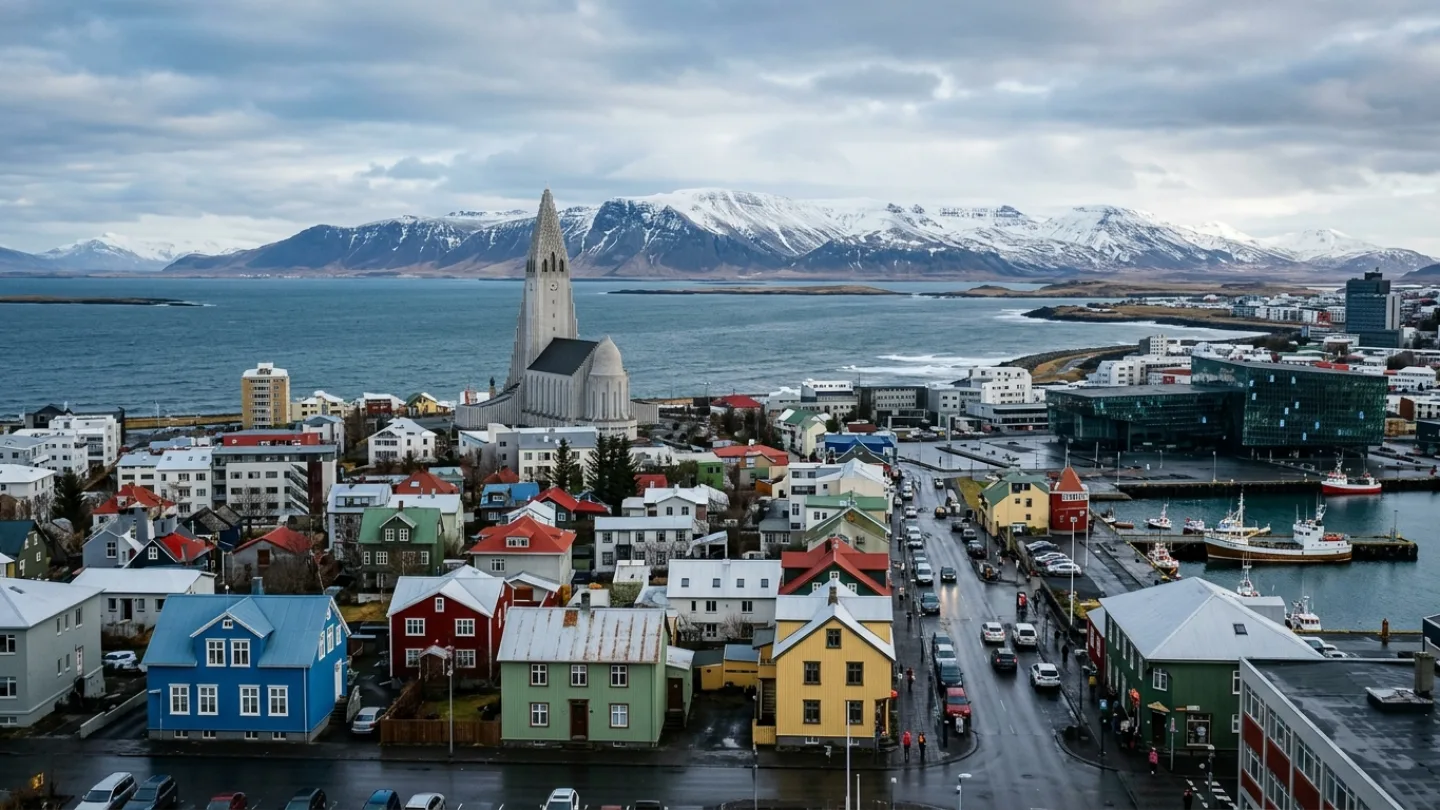 Capital, Iceland travel banner