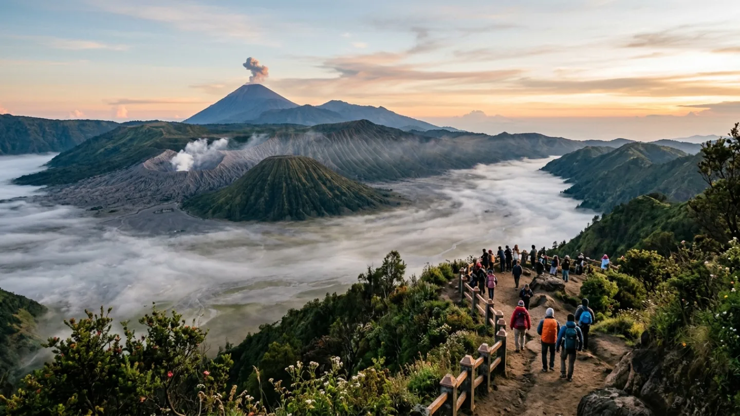 Jawa Timur, Indonesia travel banner