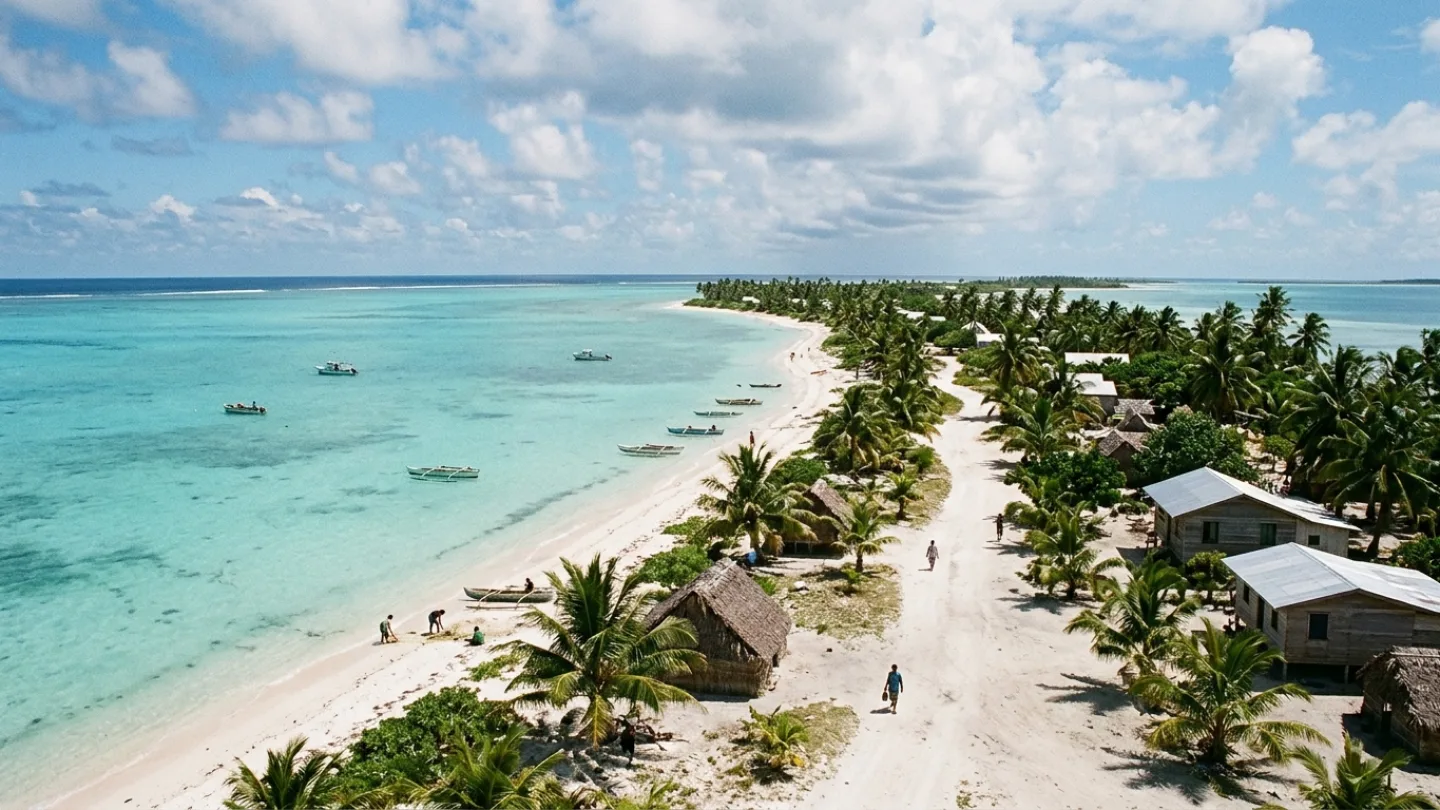 Line, Kiribati travel banner