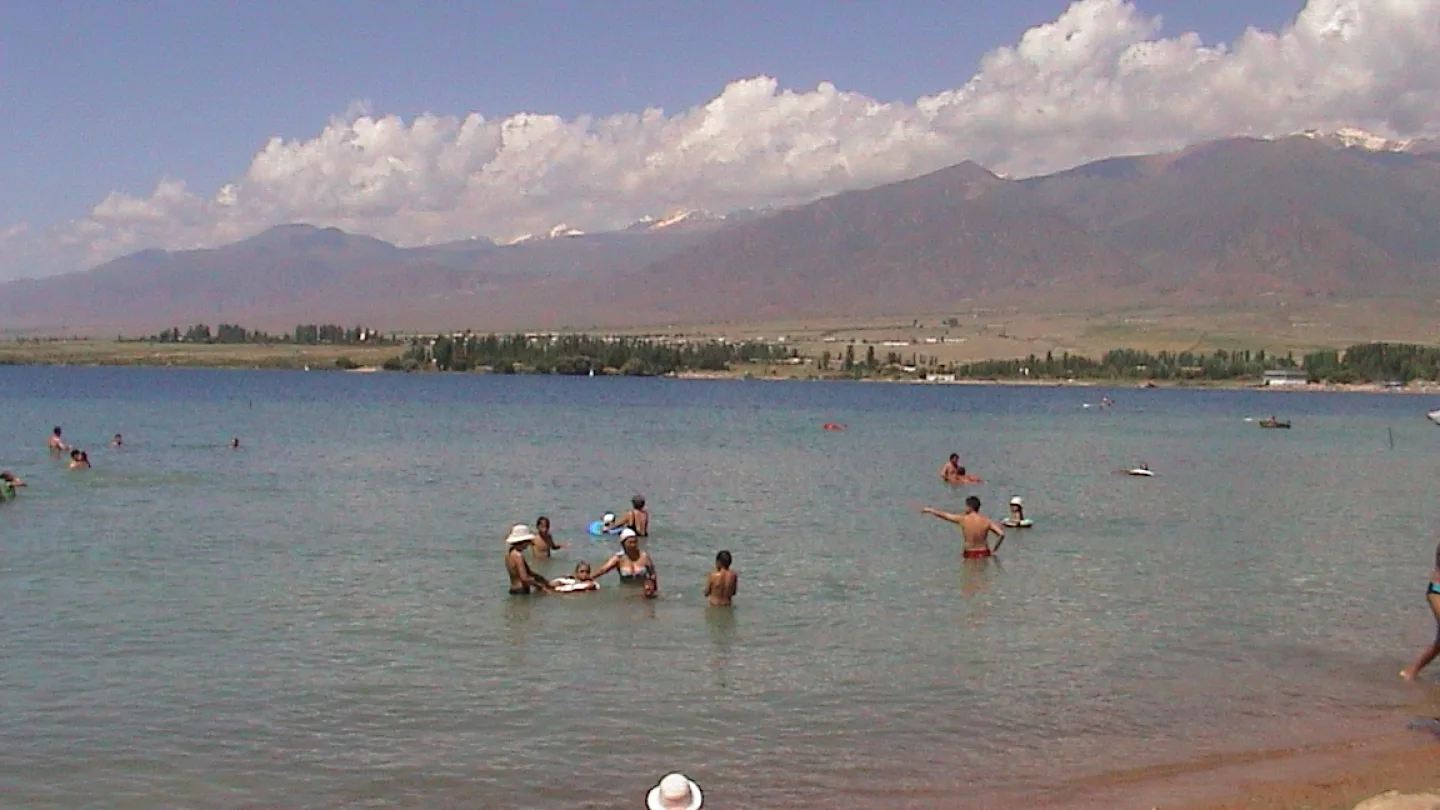 Issyk-Kul, Kyrgyzstan travel banner