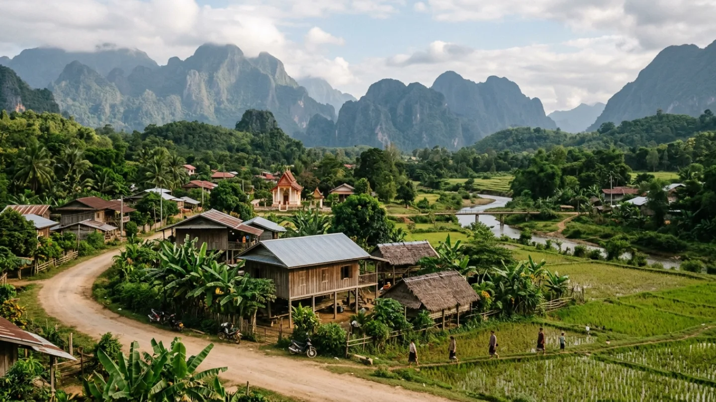 Salavan, Laos travel banner