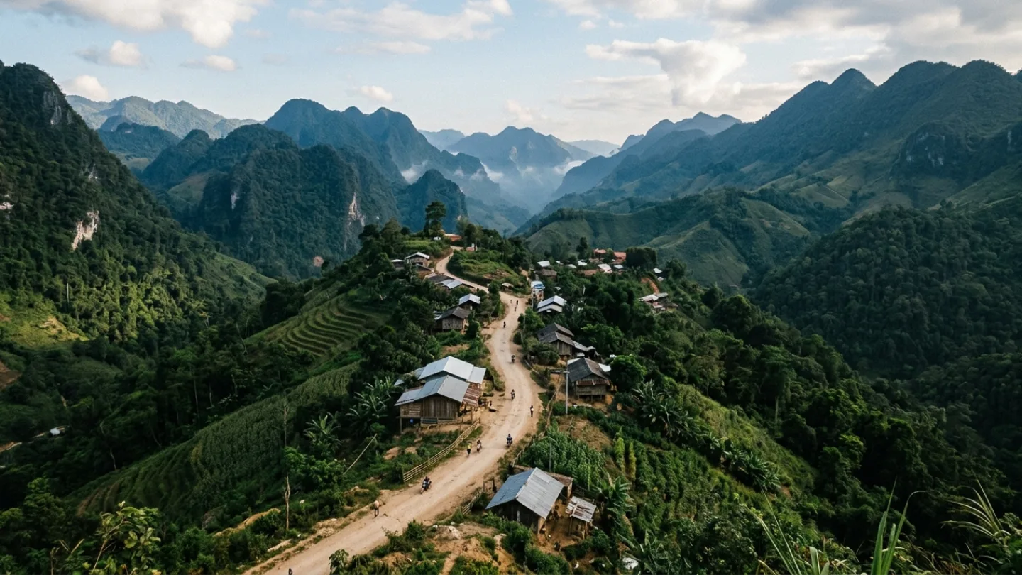 Xaisomboun, Laos travel banner