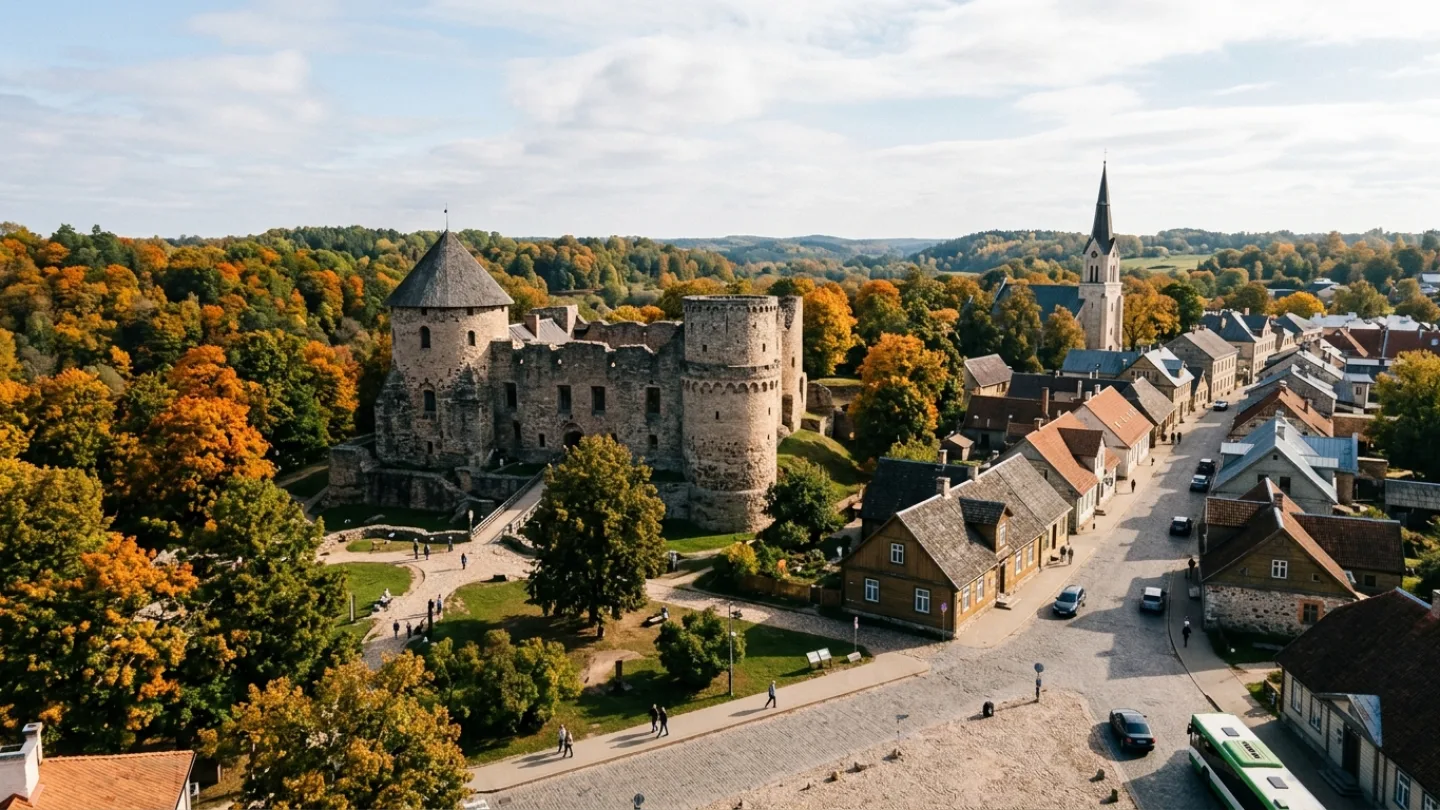 Cēsis, Latvia travel banner