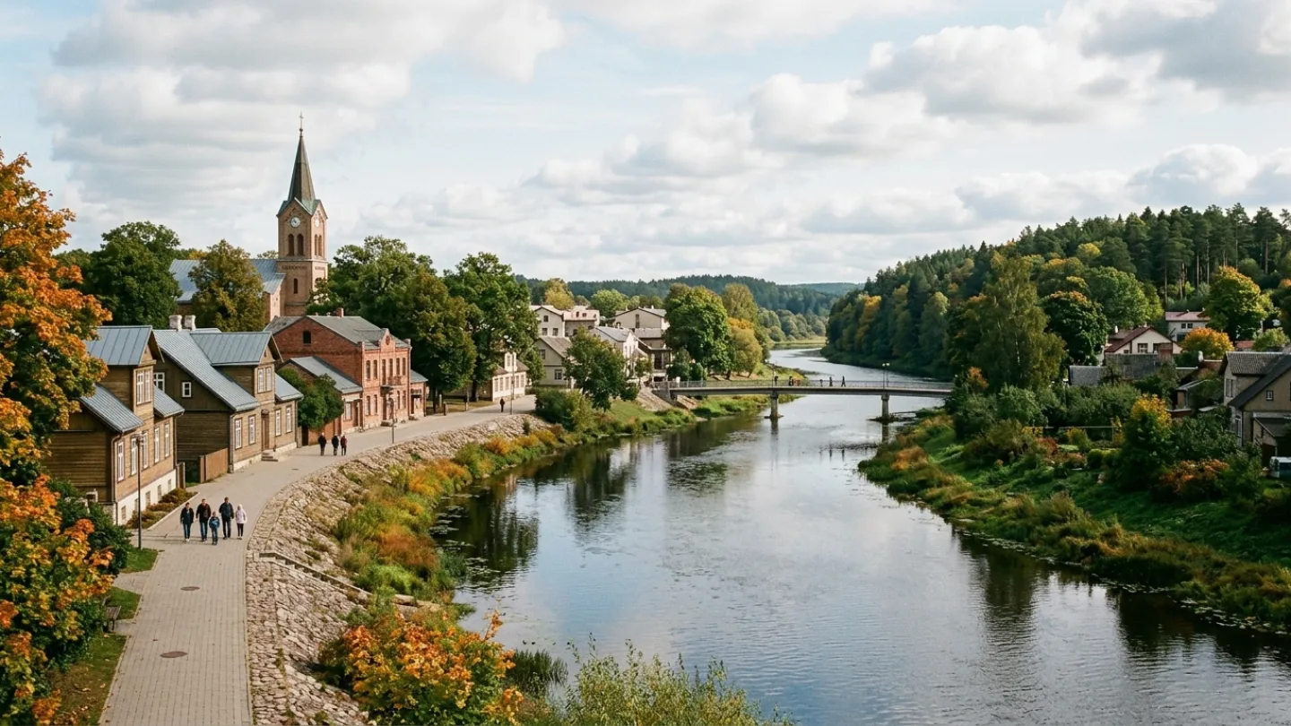 Ogre, Latvia travel banner