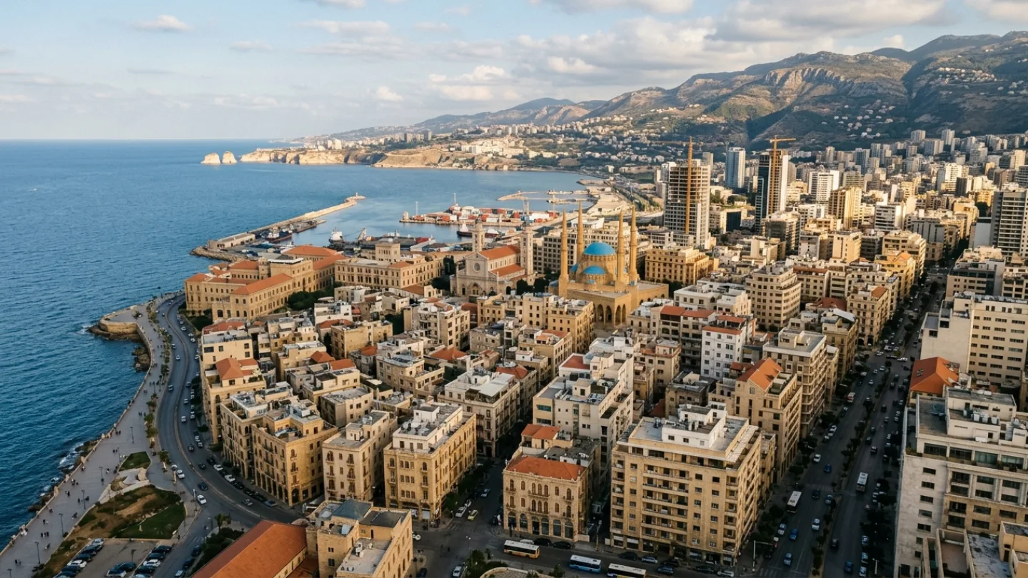 Beirut, Lebanon travel banner