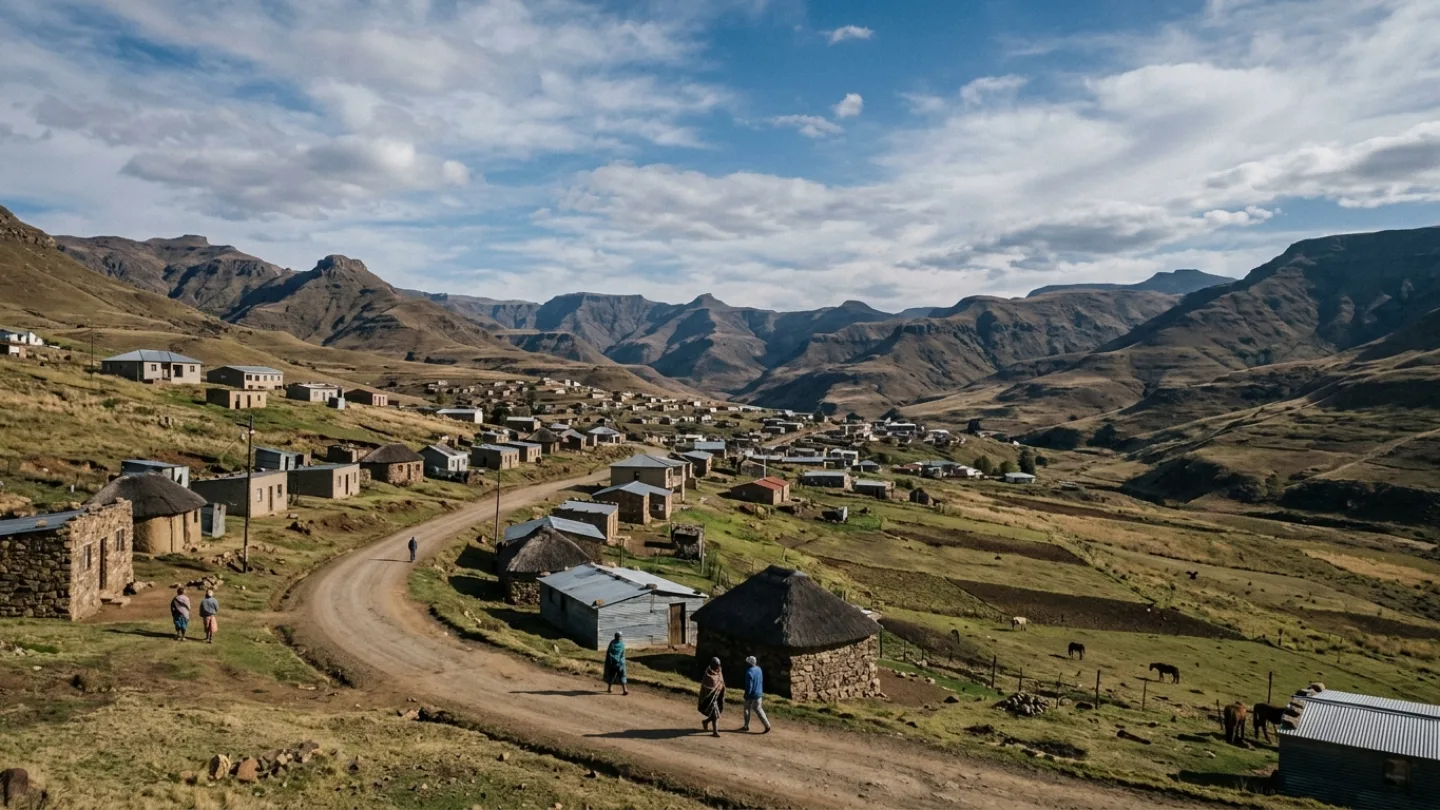 Mokhotlong, Lesotho travel banner
