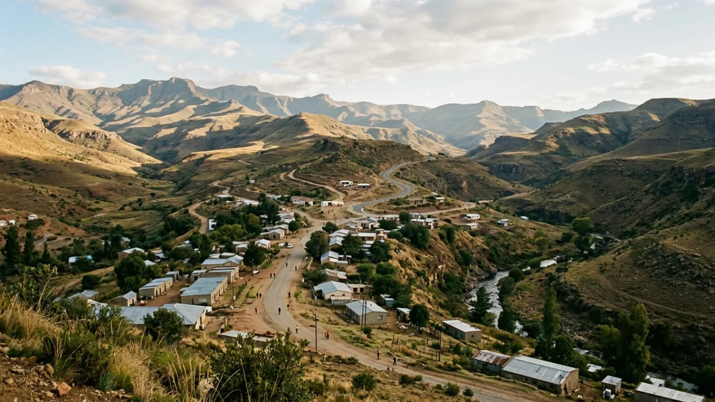Qacha's Nek, Lesotho travel banner