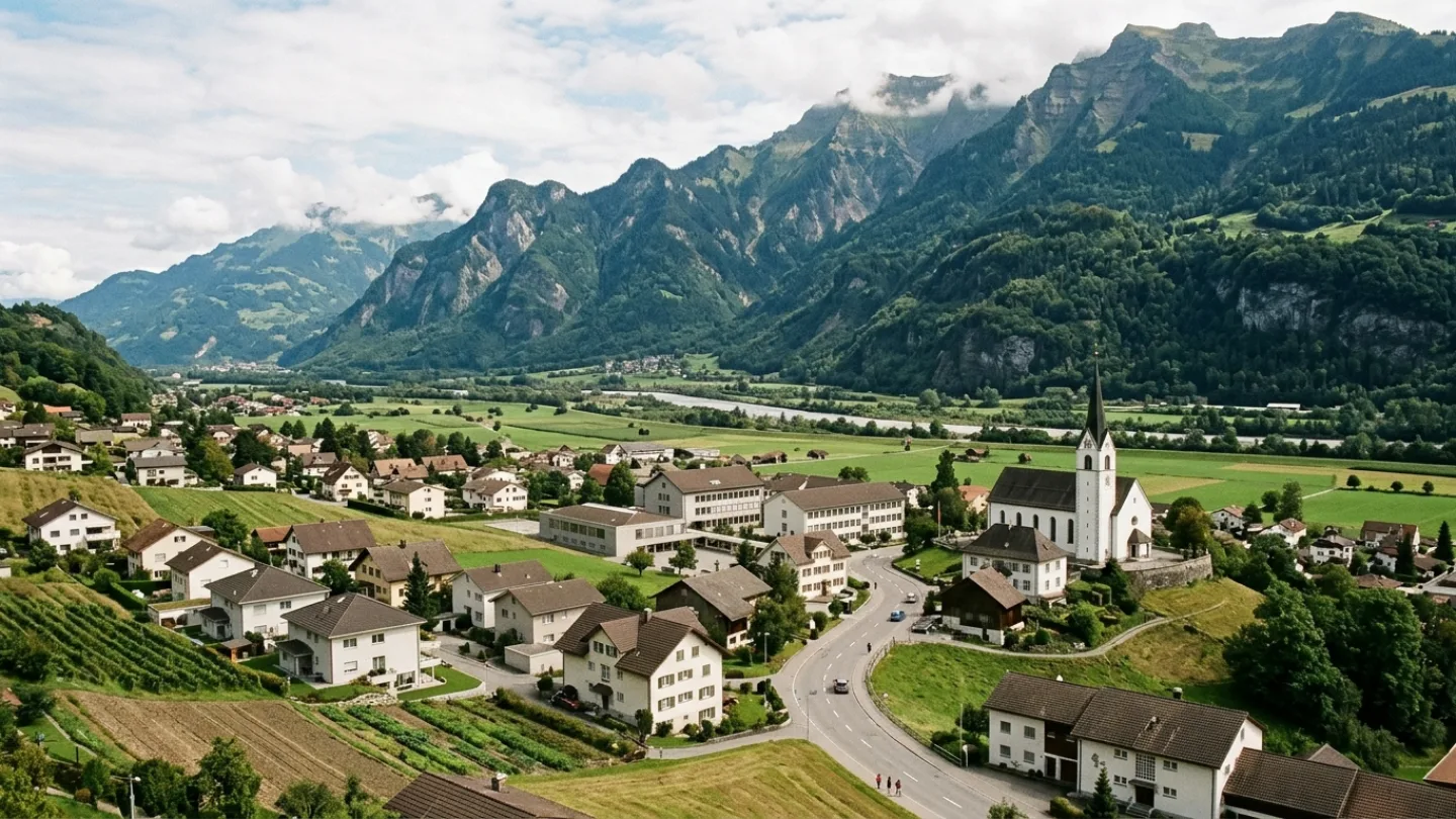 Gamprin, Liechtenstein travel banner