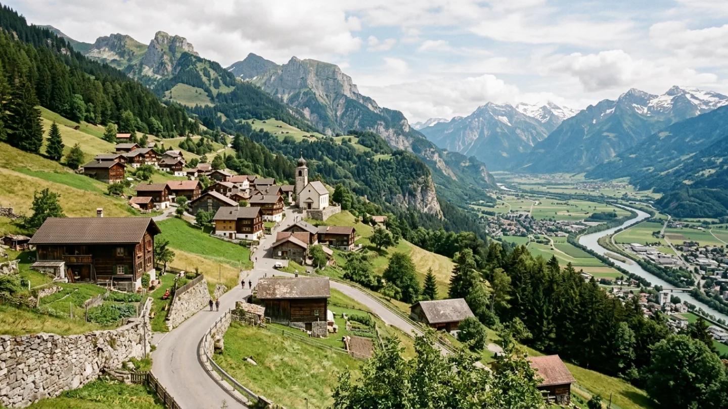 Planken, Liechtenstein travel banner