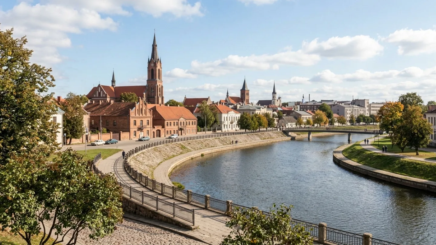 Panevėžys, Lithuania travel banner