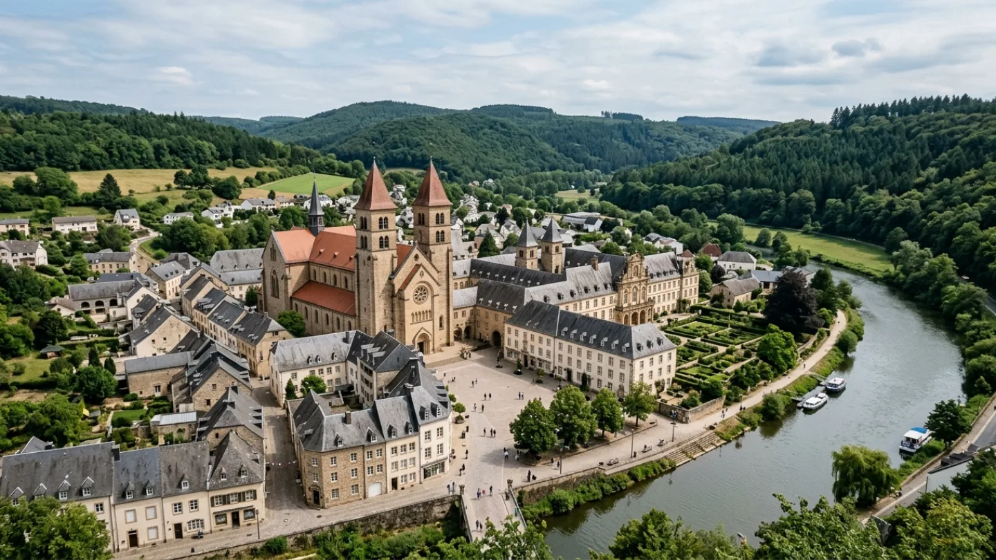Echternach, Luxembourg travel banner