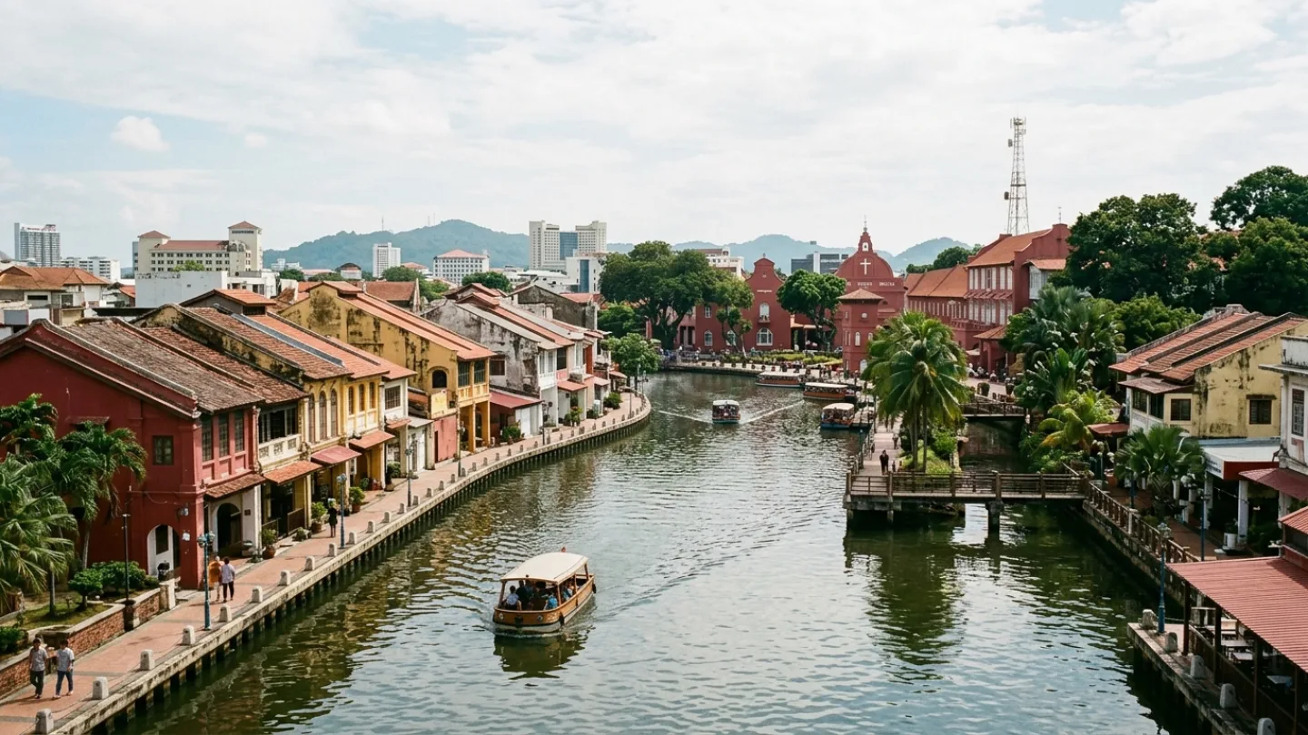 Malacca, Malaysia travel banner
