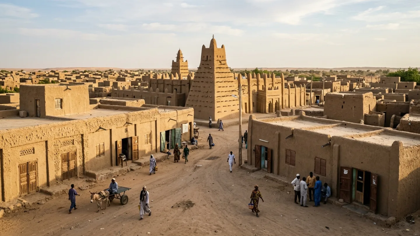 Tombouctou, Mali travel banner
