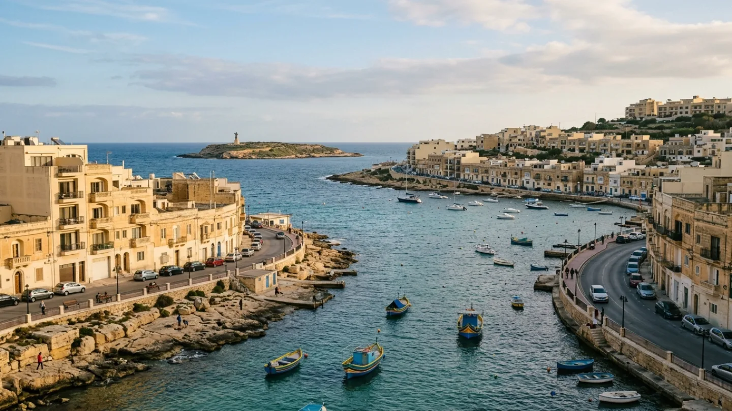 St. Paul's Bay, Malta travel banner