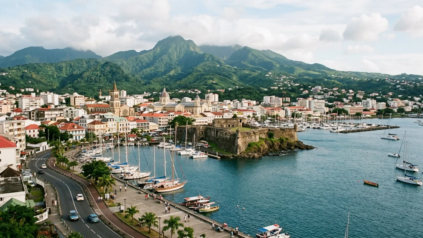 Fort-de-France, Martinique travel banner