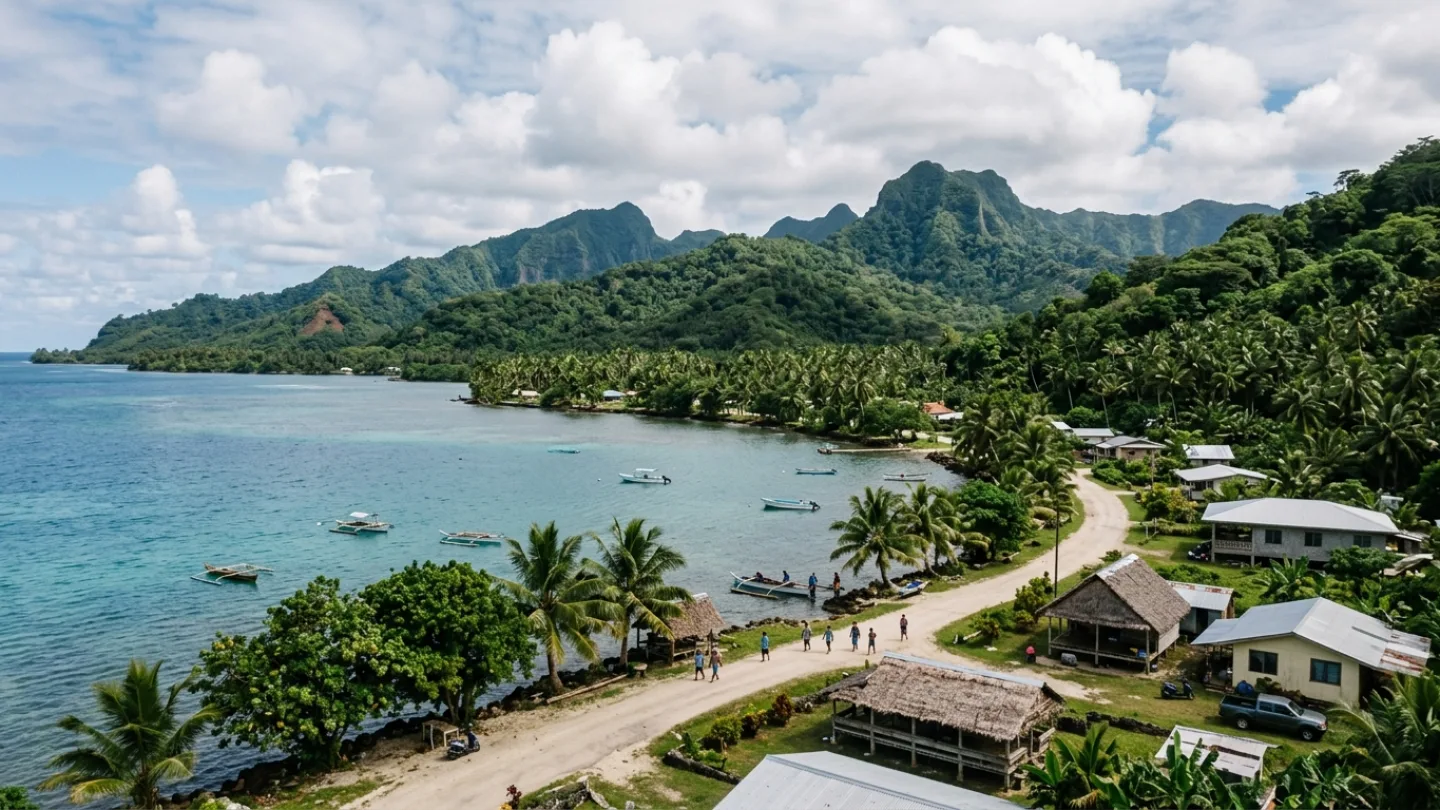 Kosrae, Micronesia travel banner