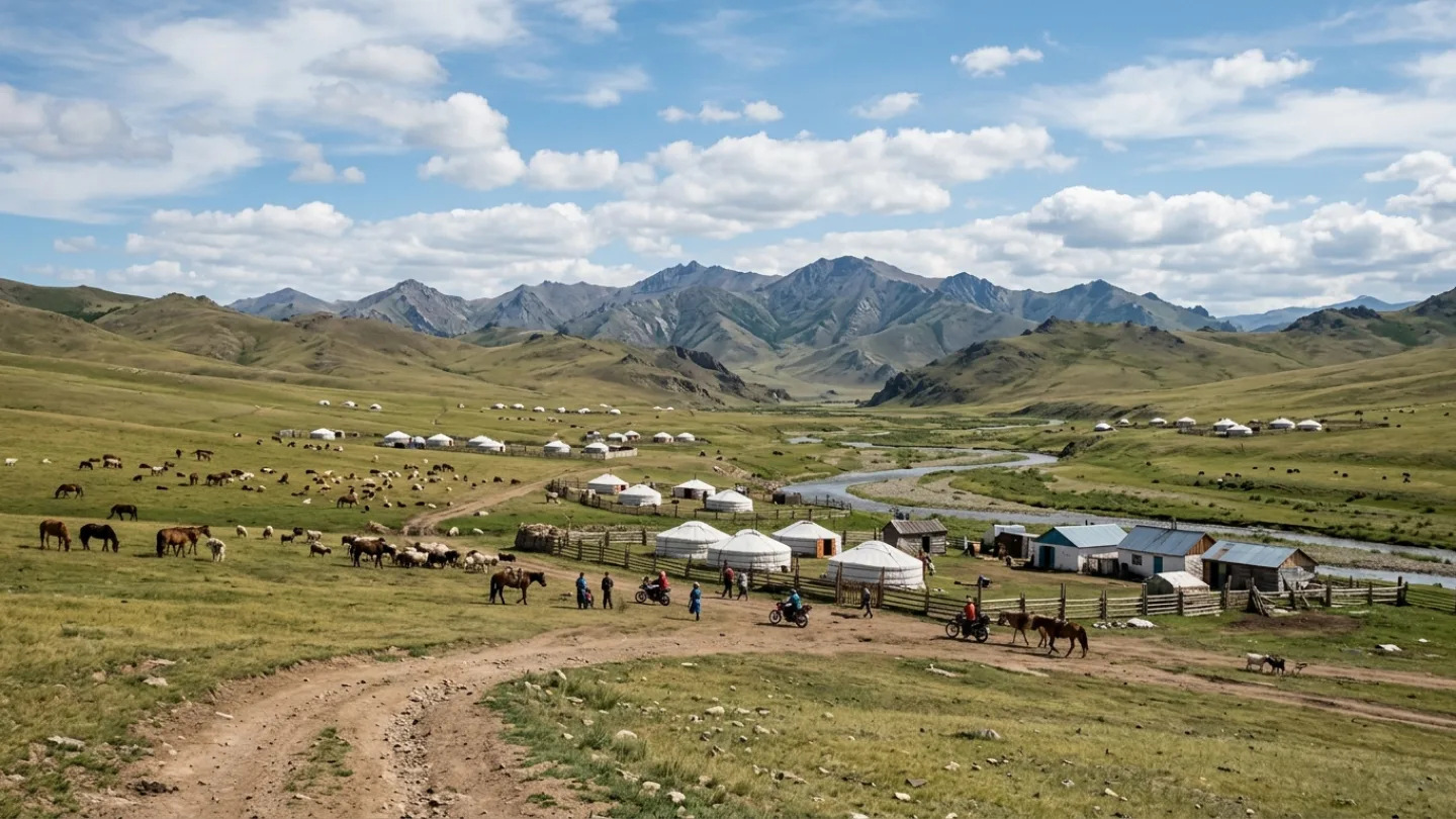 Arkhangai, Mongolia travel banner