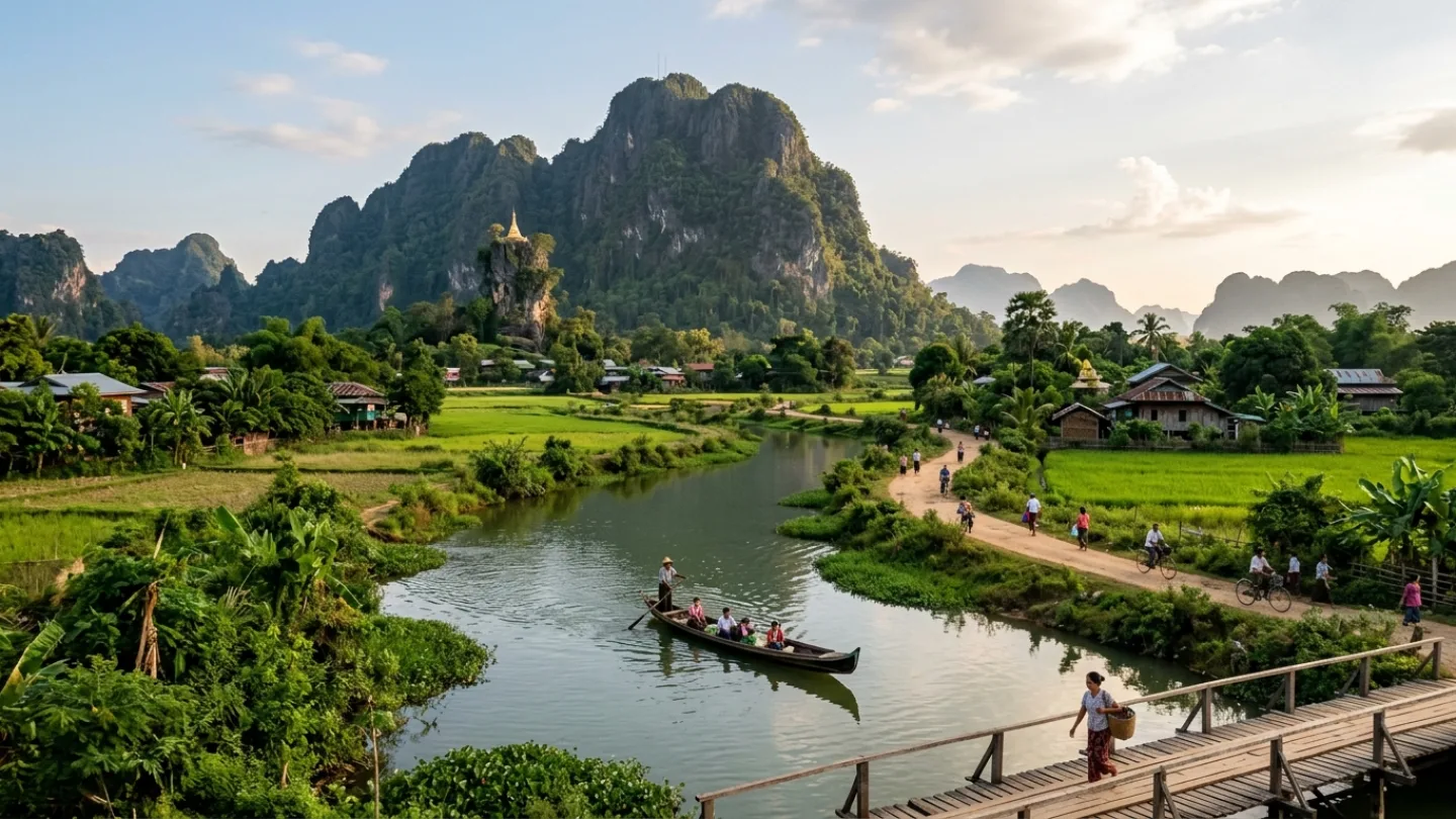 Kayin, Myanmar travel banner
