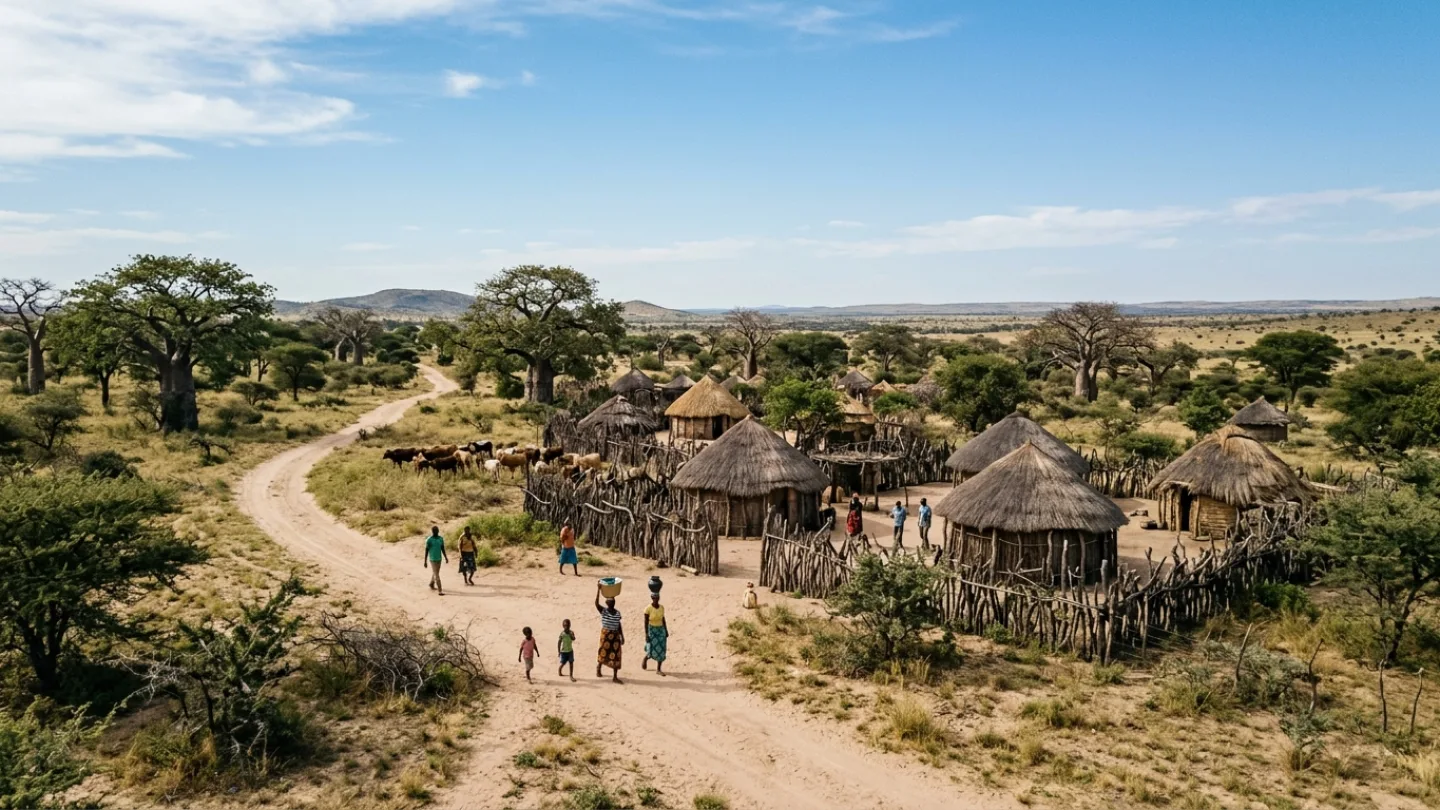 Omusati, Namibia travel banner