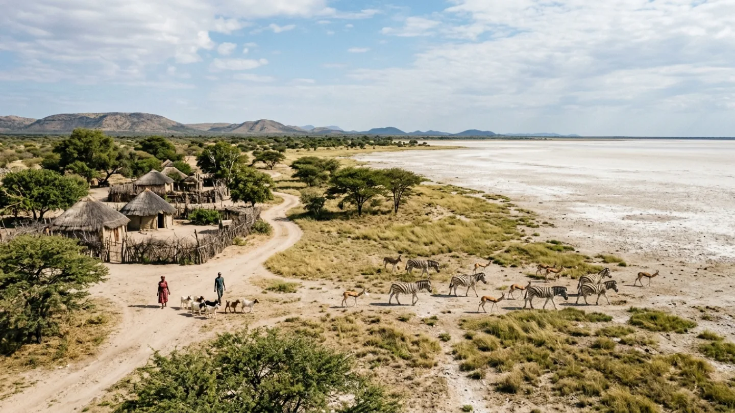 Oshikoto, Namibia travel banner