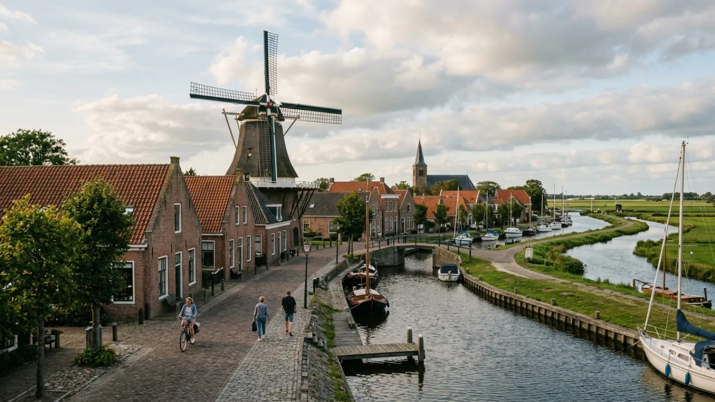 Friesland, Netherlands travel banner
