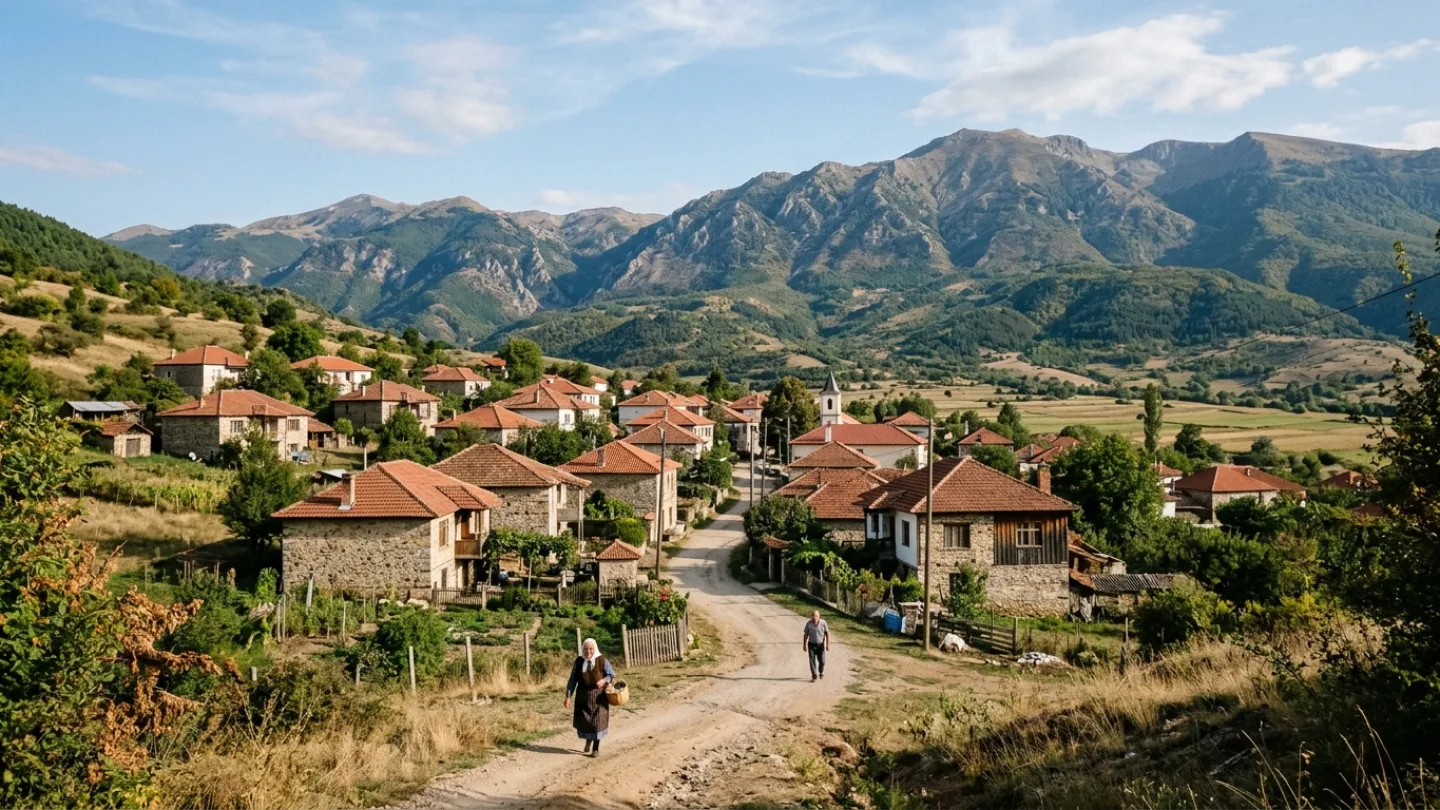 Dolneni, North Macedonia travel banner