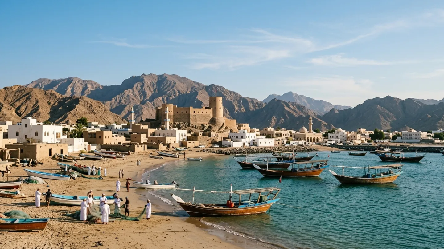 Al Batinah North, Oman travel banner
