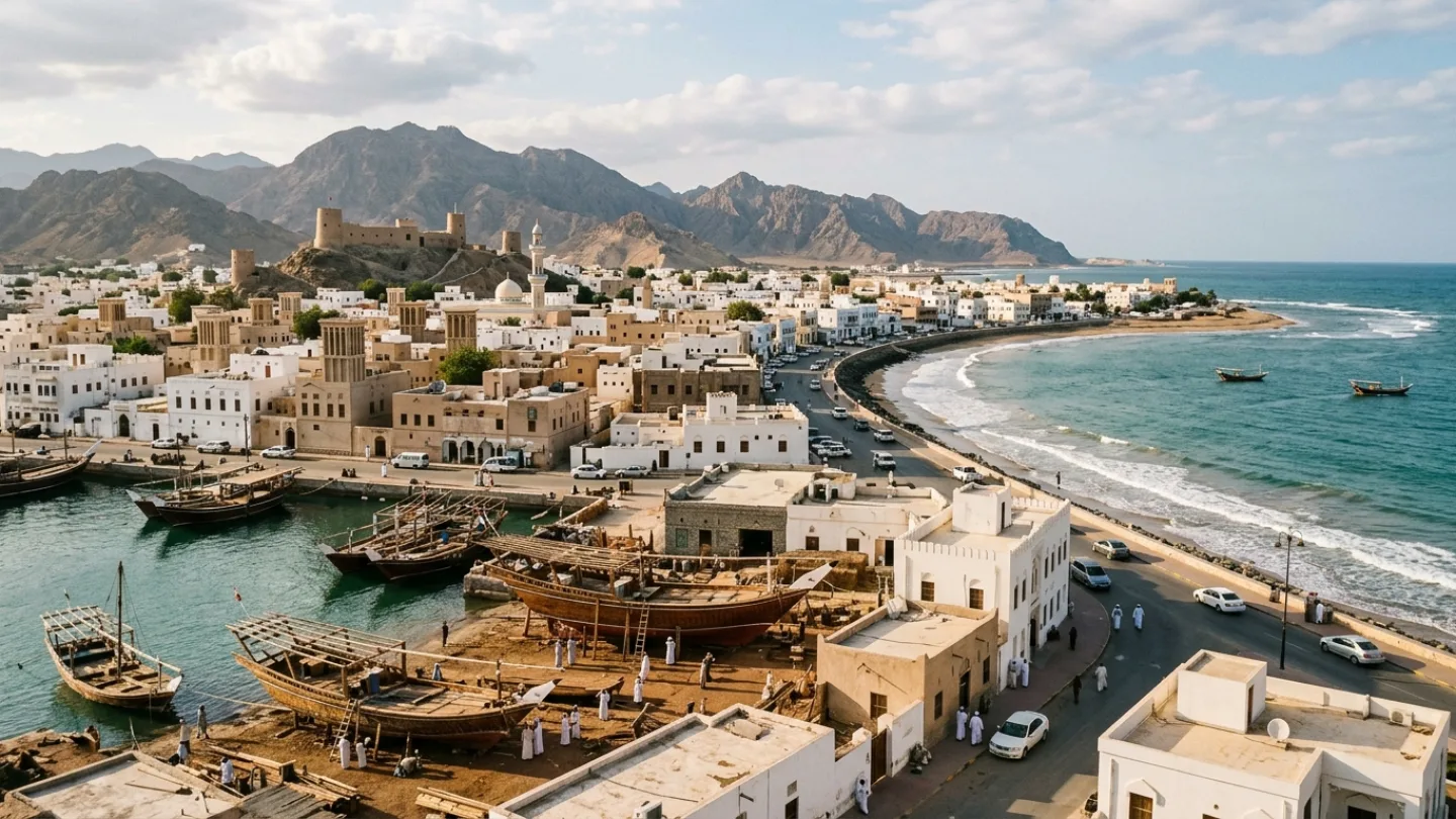 Al Batinah Region, Oman travel banner